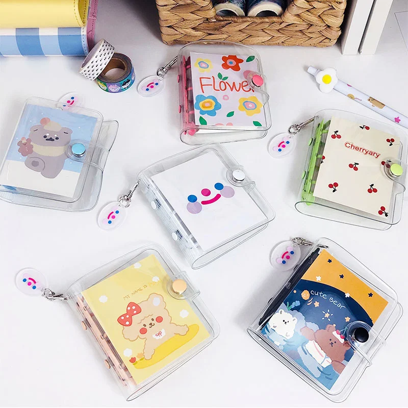 

2022 Kawaii 50 Sheet 3 Ring Binder Mini Pocket Diary Set Notebooks Agenda To Do List Notepads Planner Stationery