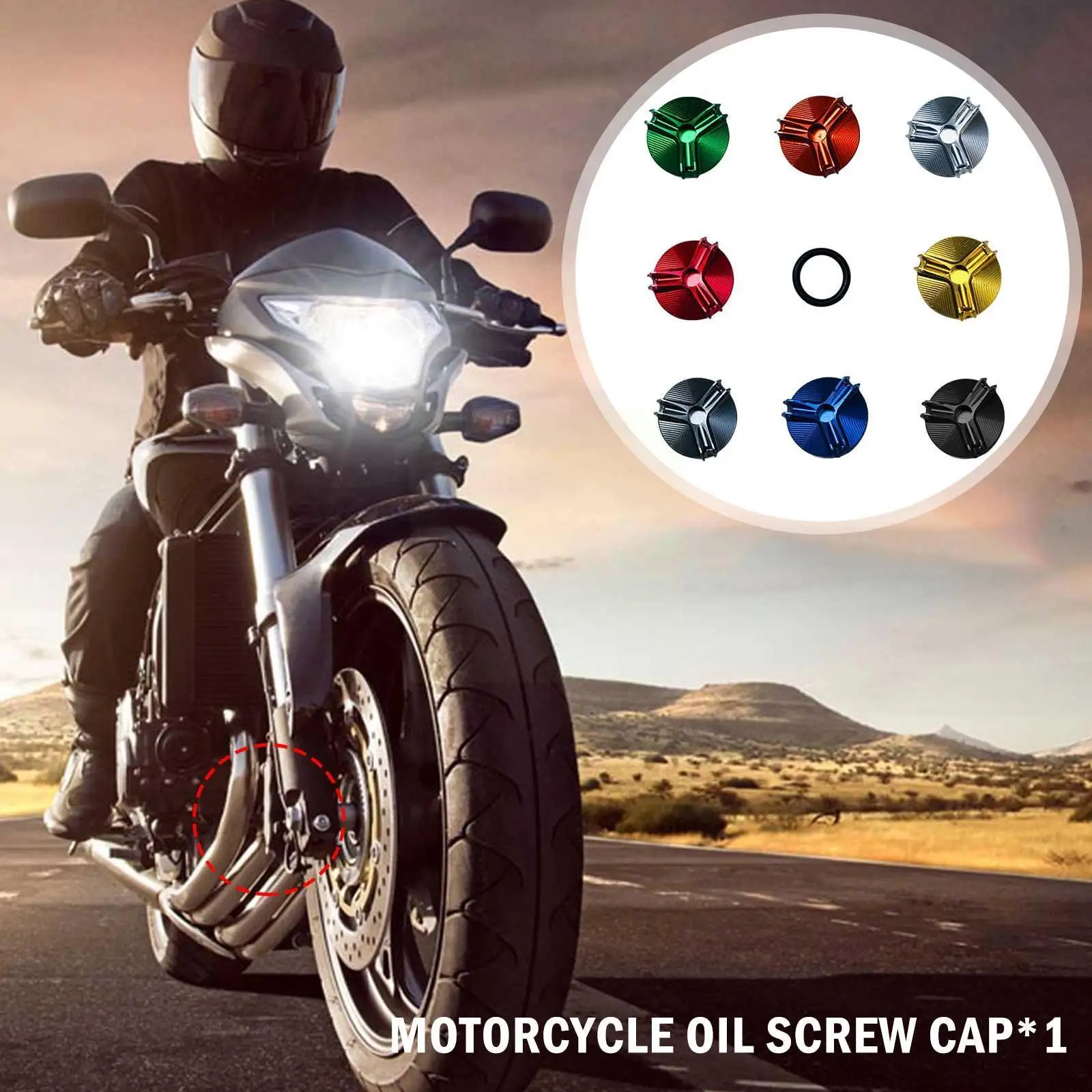 

For Kawasaki Z650 Z800 Z900 Z400 Z1000 Z1000R Z1000SX Oil Bolts Accessories Z125 Z900RS Protection Filler Fuel Engine Cap C C6I1
