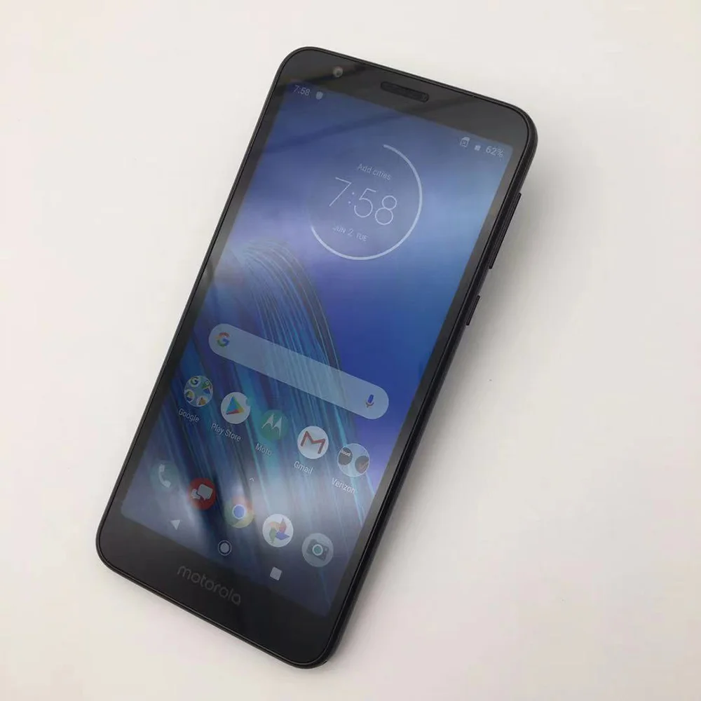 Motorola Moto E6 Восстановленный-оригинальный XT2005 мобильный телефон 5 дюймов 13 МП 16 Гб 2