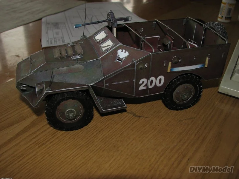 

DIYMyModeI советский btr-40 пехоты Боевая машина DIY ручной работы Бумага модель комплект ручной работы игрушки головоломки подарок реквизит для фи...