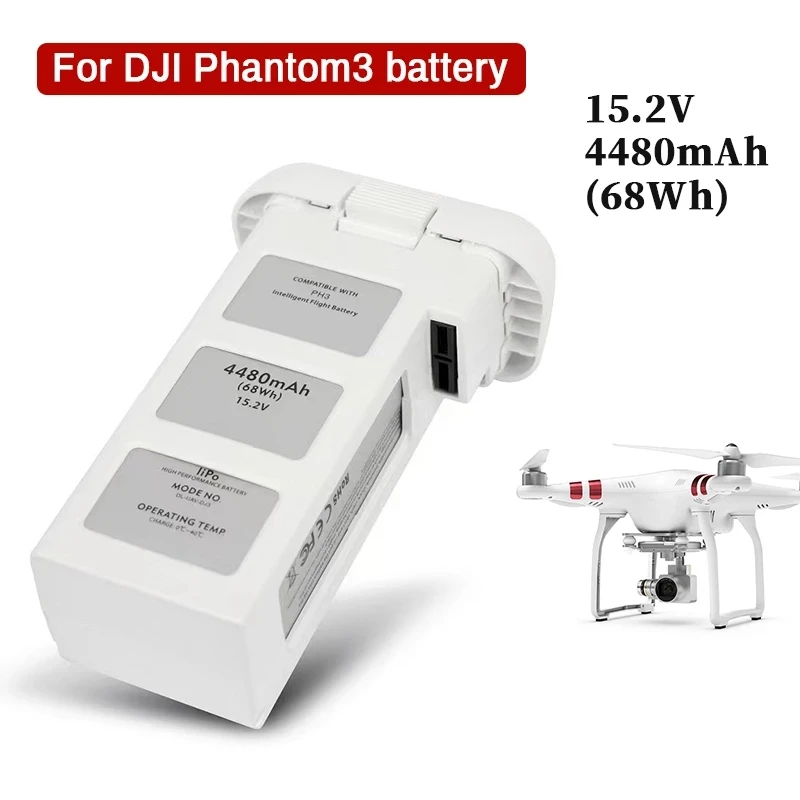 

NEUE 15,2 V 4480mAh Drone Batterie für DJI Phantom 3 SE Intelligente Flug Li-Po Batterie Professional Standard RC Drone Zubehör