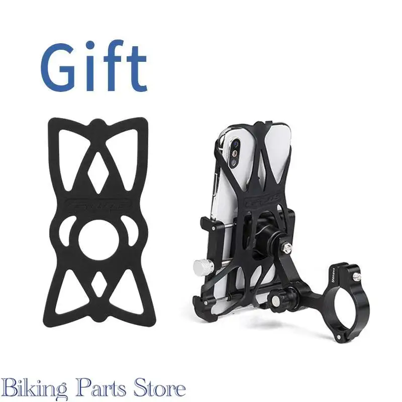 

Newest GUB PLUS 11 Aluminum Bicycle Phone Stand For 3.5-7 Inch Multi-angle Rotatable Bike Phone Holder Motorcycle Handlebar