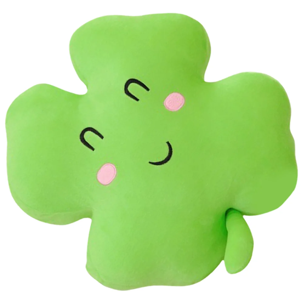 

Pillow Throw Plush Stuffed Leaf Day Patricks Toy Four Pillows Couch Sofa Animal Lucky Patrick Aesthetic Shamrock Fortune Room