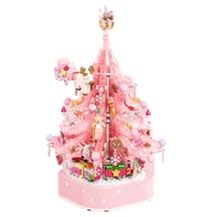 Розовая ёлочка из конструктора#5