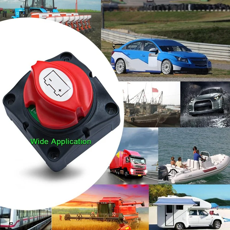 Разъединитель аккумулятора 12 В 24 48 60 Главный выключатель Водонепроницаемый