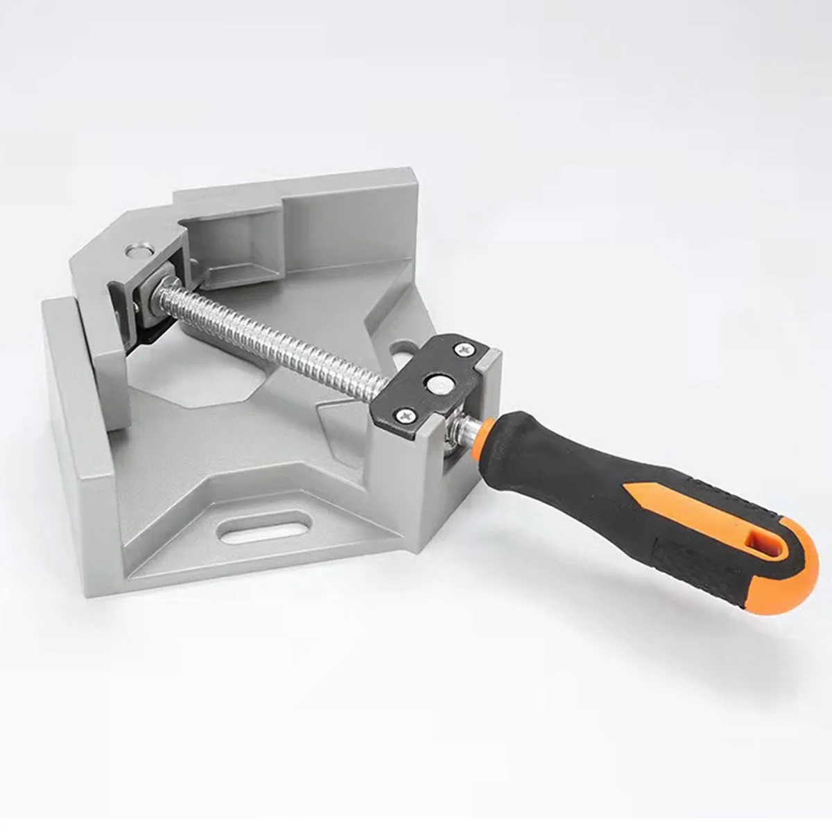

4Pcs Corner Clamp Wood Clamp for Woodworking, with Adjustable Swing Jaw Aluminum Alloy Frame Clamp for Welding