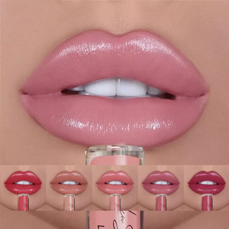 

12 Colors Sexy Women Lipstick Waterproof Long Lasting Moist Lip Gloss Vivid Colorful Lipgloss Women Makeup maquiagem