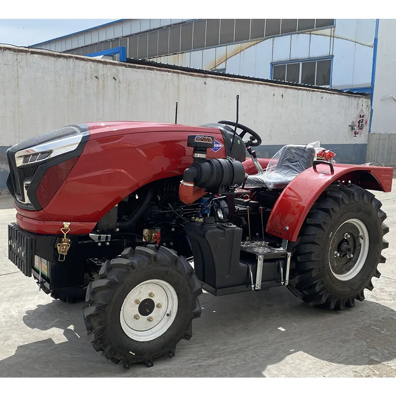 Фото Малогабаритный сельскохозяйственный колесный трактор 4WD с высокой производительностью, многофункциональный трактор для сельскохозяйственных работ и обработки почвы №4