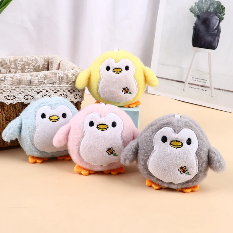 

9cm Cute Penguin Soft Plush Animals Doll Toys Small Size Pendant Plush Toys Key Chain Keyring Pendant Plush Toys Children Gift
