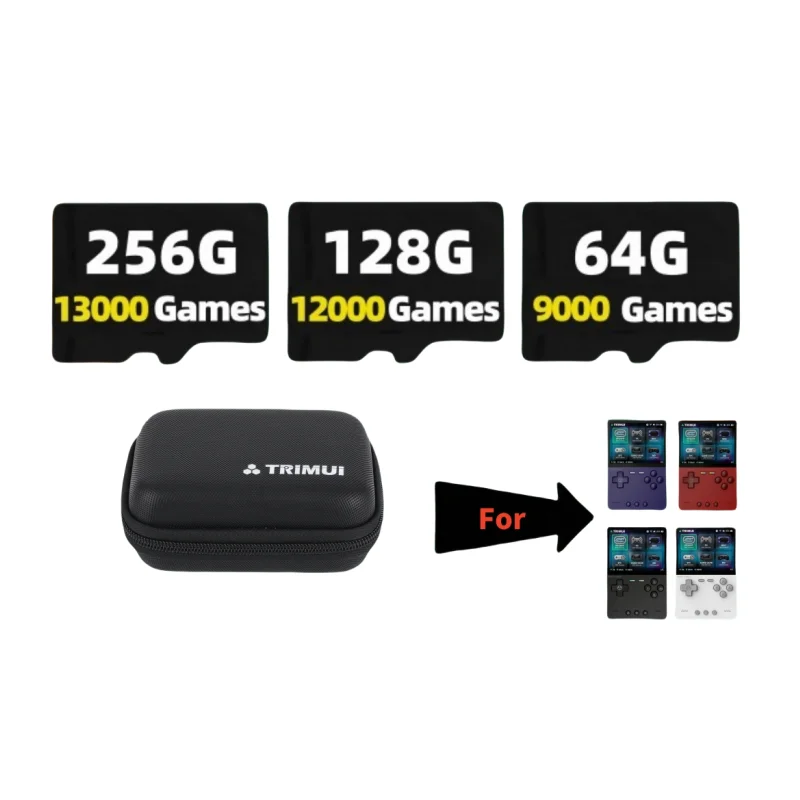 TRIMUI BRICK TF-карта портативная игровая консоль предварительная установка Plug &amp Play