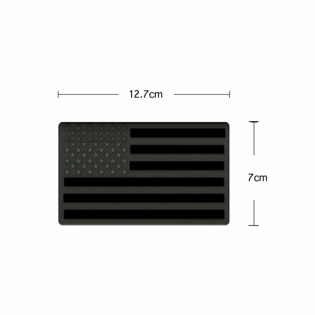 

2PCS Black U.S.Flag Sticker American Car Truck Decal Body Emblem Accessories Flag Car Stickers Wholesale