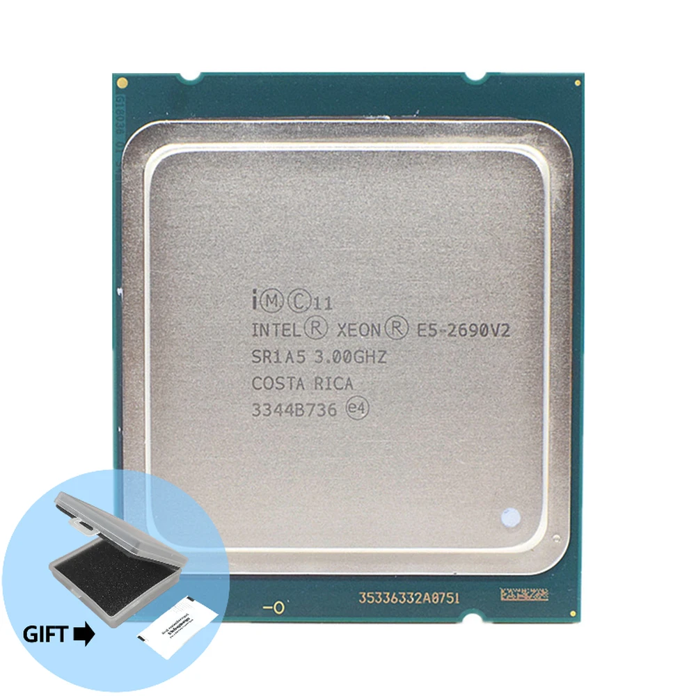 

Intel E5 2690 v2 Processor SR1A5 3.0Ghz 10 Core 25MB Socket LGA 2011 Xeon CPU