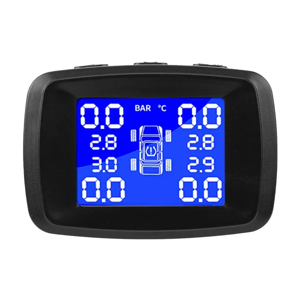 

Автомобильная система контроля давления в шинах прикуриватель ЖК-монитор с 4 внешними датчиками