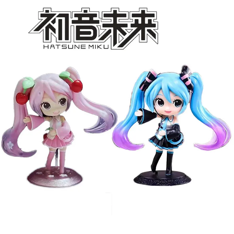

Анимационная фигурка Хатсуне Мику, модель куклы для выпечки, украшение для интерьера, подарок для девушки