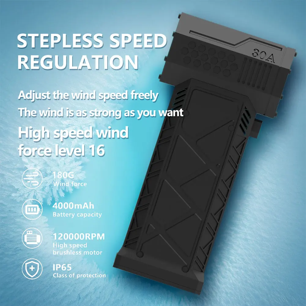 130000 Об/мин USB перезаряжаемый турбо-систокий вентилятор бесщеточный двигатель