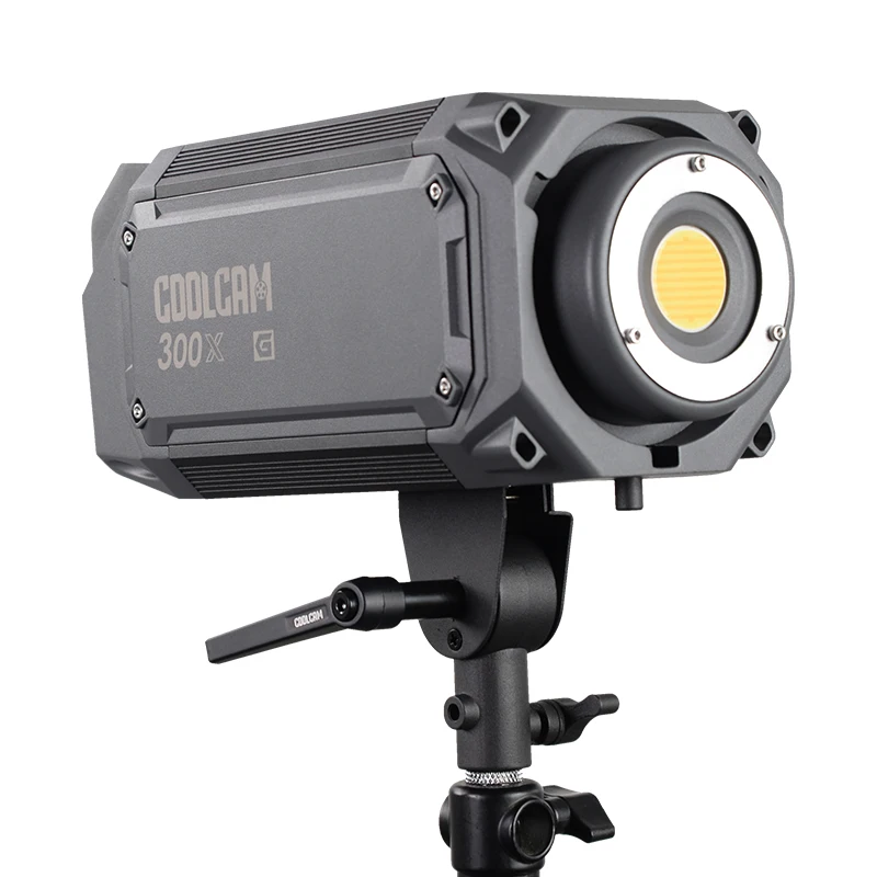 Фото Двухцветная Coolcam с управлением через приложение 310 Вт и DMX, 300X (G), профессиональная заполняющая лампа в стиле моноблока, высокая яркость для живого наблюдения №1