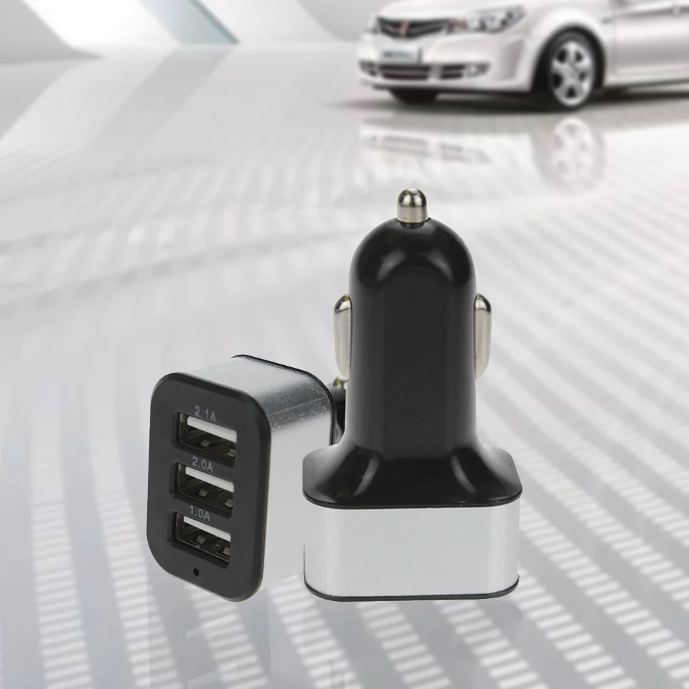 

Car Charger Cup Holder Power Innverter with Triple USB Charging Ports 2.1A for iPhone X 8 8 Plus 7 6s Galaxy S9 S8 Note 8