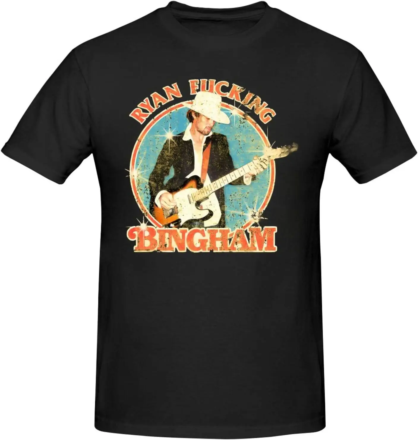 Футболка Ryan Music Bingham с круглым вырезом повседневный топ базовая рубашка короткими
