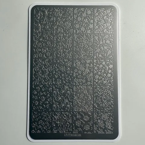 XMQ трафареты для маникюра цветы