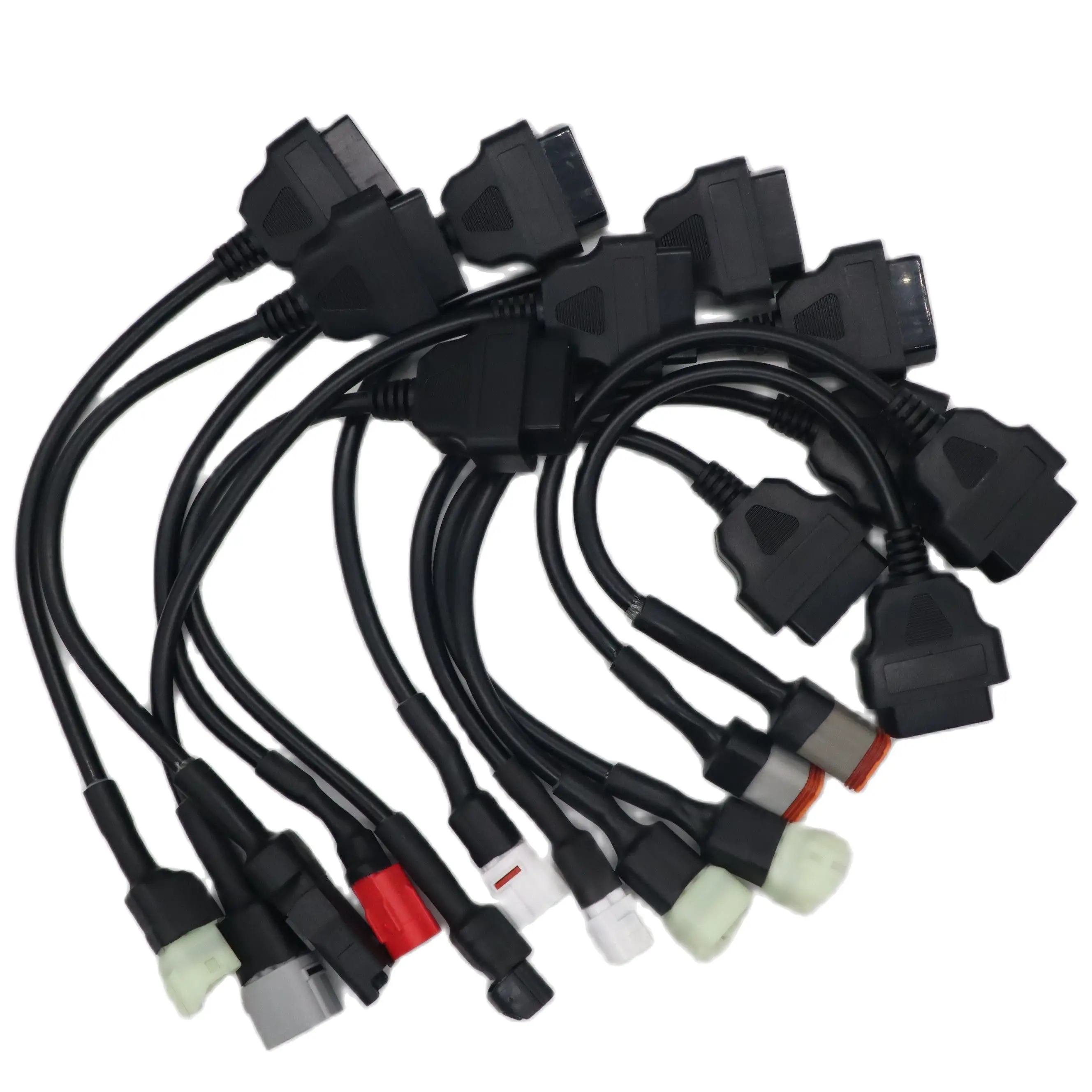 

12types EFI Motorcycle IV 4Pin 6PIN Cable for Kawasaki KTM Suzuki Harley 4P 6P Plug for Yamaha Honda 3 PIN to OBD2 16PIN Adapter