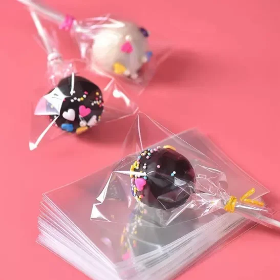 

2022New Cake Pop Lollipop OPP Packing Bags Baking Chocolate Pop Pack Bags Sets Plastic Clear Cake Tools