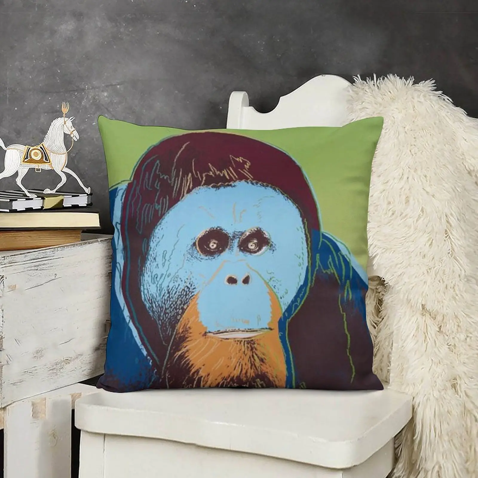 Наволочка orang0 от Энди Уорхол роскошная наволочка декоративная