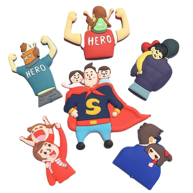 

Super Dad Happy Birthday Cake Topper Creative Father's day Cupcake Topper for Father's day Daddy Birthday Party Cake Decorations