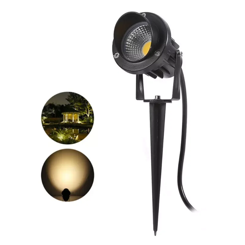 

Светодиодный COB садовый светильник для газона, 220 В, 110 В, 12 В постоянного тока, уличсветильник светодиодный фонарь с шипами, 3 Вт, 5 Вт, 7 Вт, 10 Вт,...