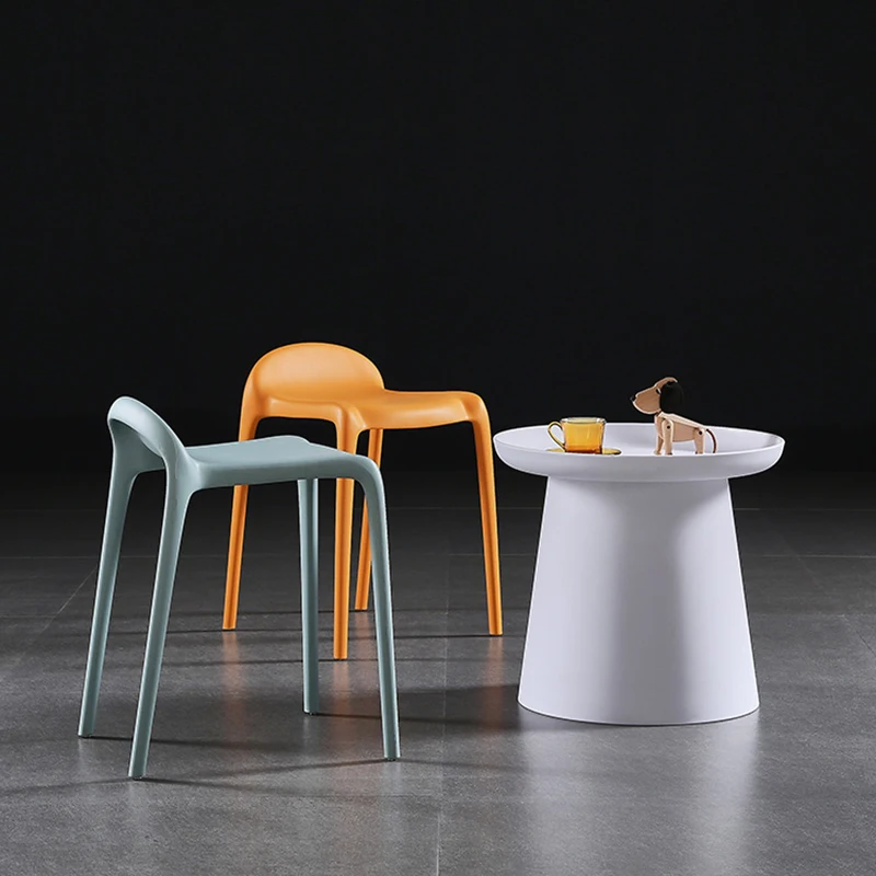

Unique Designer Dining Chairs Modern White Minimalist Lounge Chair Barstools Low Back Kitchen Cadeiras De Jantar Home Furniture