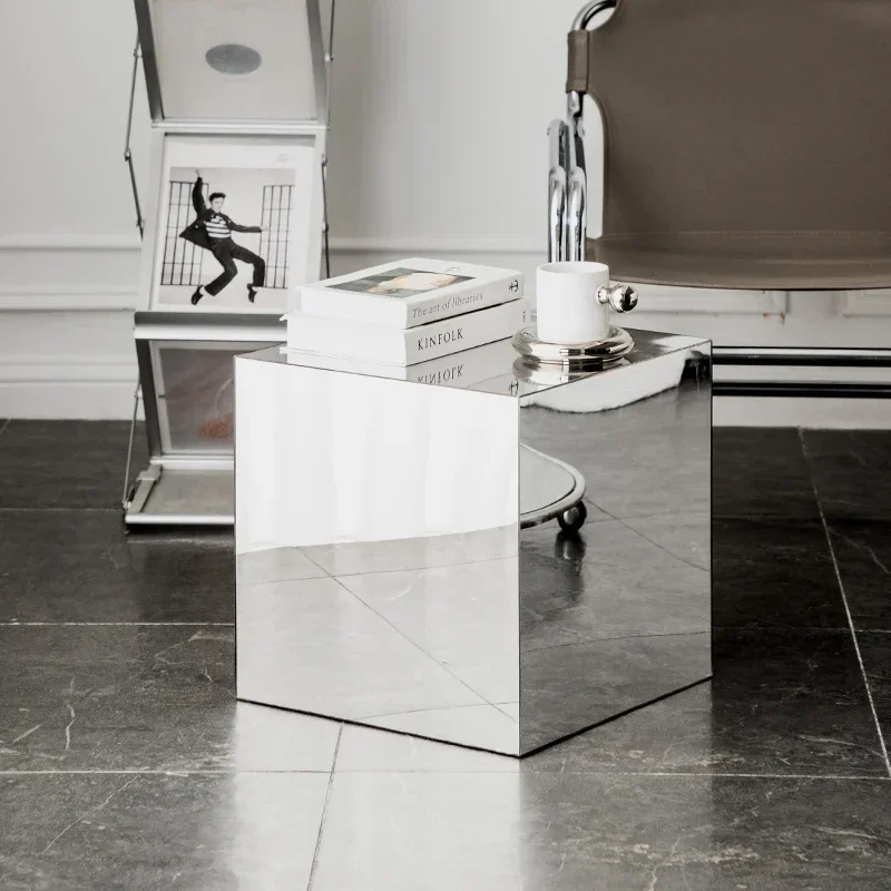 Скандинавские акриловые зеркальные журнальные столики современная гостиная