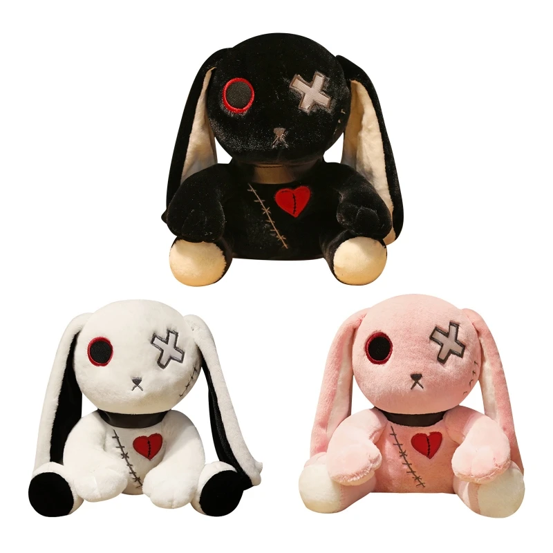 

Plush Toy Dark Series Rabbit Novelty Stuffed Pillow Doll Claw Machine Supplies