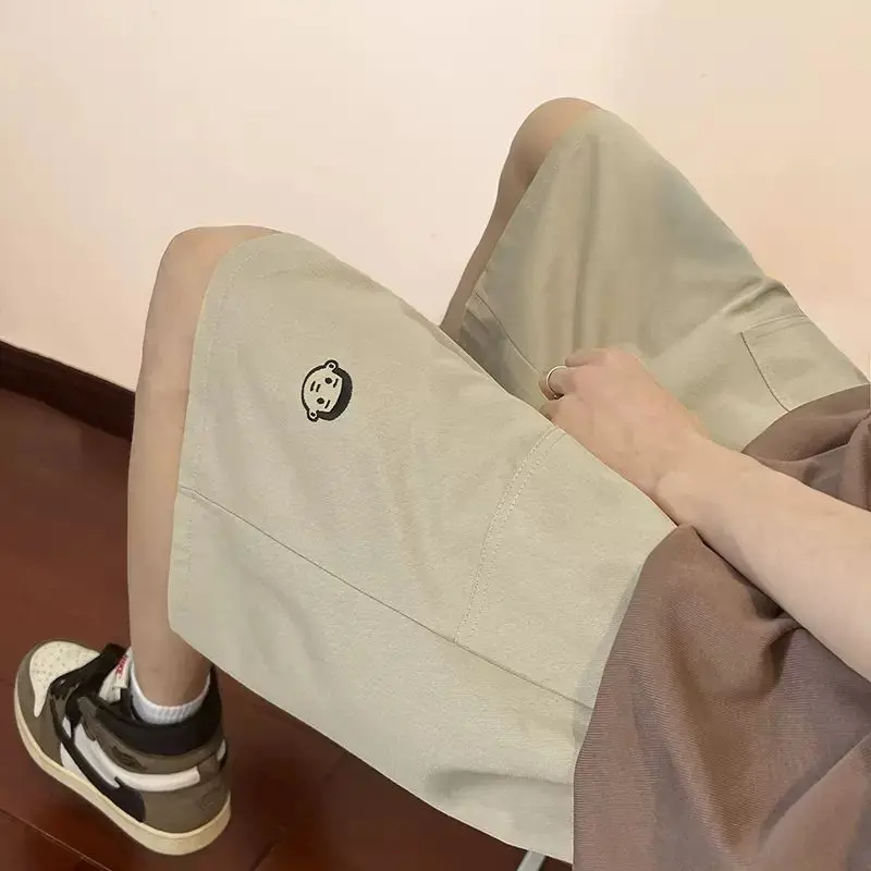 Комбинезон мужской в японском стиле Новинка лета 2024 брюки американском ретро