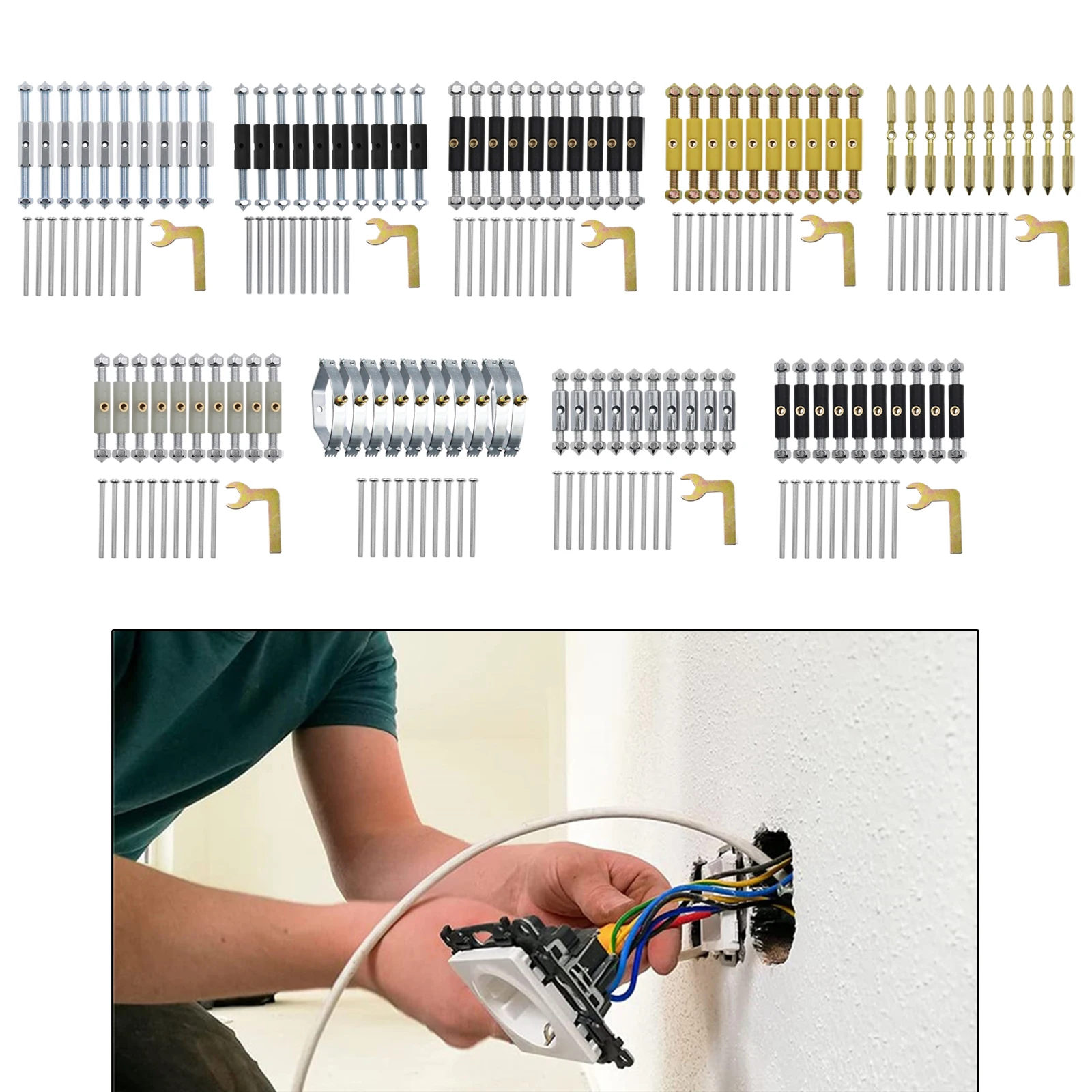 21 шт./компл. комплект опорных стержней для кассетных винтов инструмент ремонта