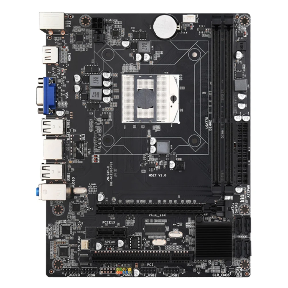 

Двухканальная материнская плата HM55A LGA1288 ATX USB2.0 SATA2.0 DDR3X2, поддержка I3/ I5/I7, материнская плата для настольного компьютера