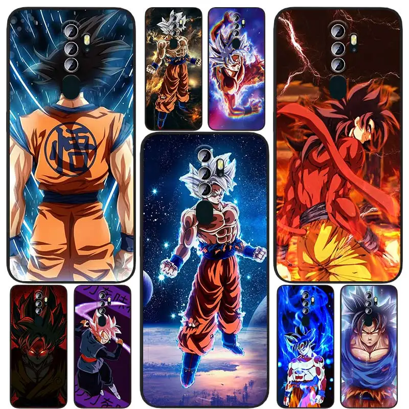 

Goku Dragon Ball Cool For OPPO Find X5 X3 X2 Neo Lite A74 A76 A72 A55 A54S A53 A53S A16S A16 A9 A5 5G Black Soft Phone Case
