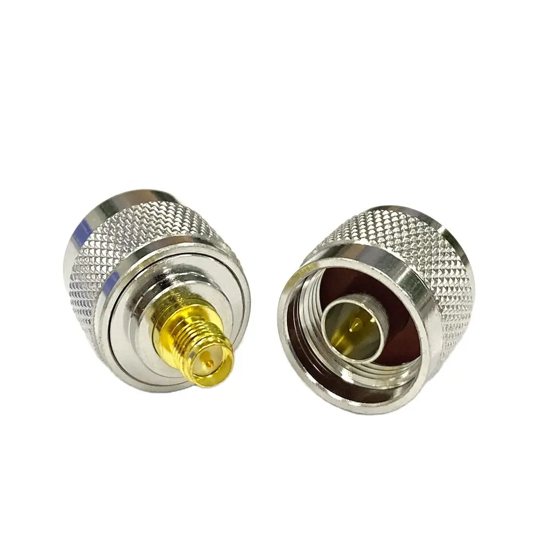 

1PC N Male Plug To RP-SMA Female Jack Inner Pin RF Coax Adapter Convertor Straight NEW For WIFI Antenna