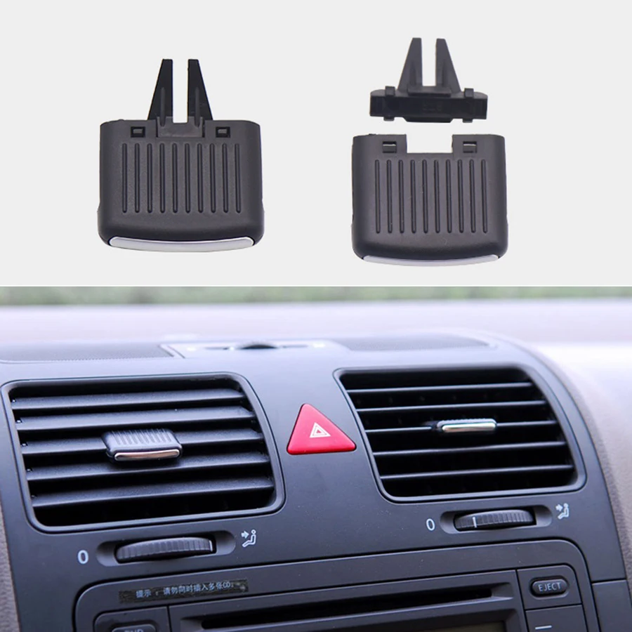 

Ruili132 Car Front Air Conditioning Vent Outlet Tab Air Conditioning Leaf Adjust Clip Repair Kit for VW Sagitar Auto Accessories