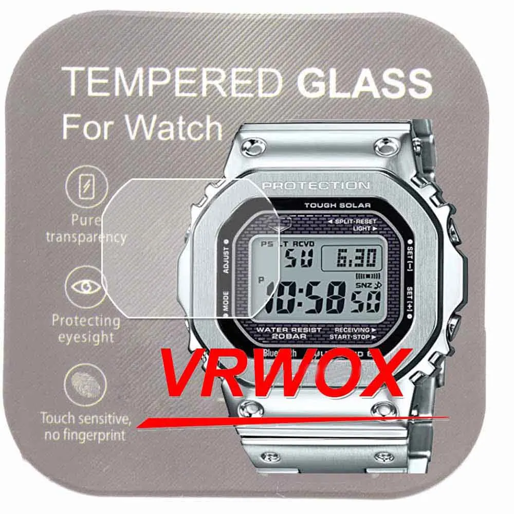 

3Pcs Glass GMW-B5000 GBD-200 GBX100 GM-5600 GXW-56 DW5600 5035 5000 GW-B5600 GW-M5610 DWE-5600 9H Anti-ScratchScreen Protector
