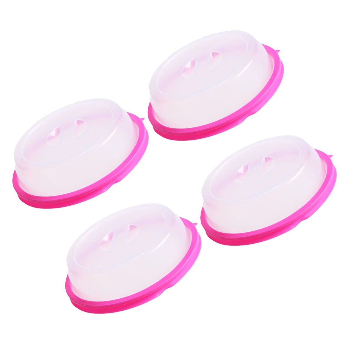 

4Pcs Microwave Oven Food Cover Microwave Splatter Covers Guard Housewarming Gift