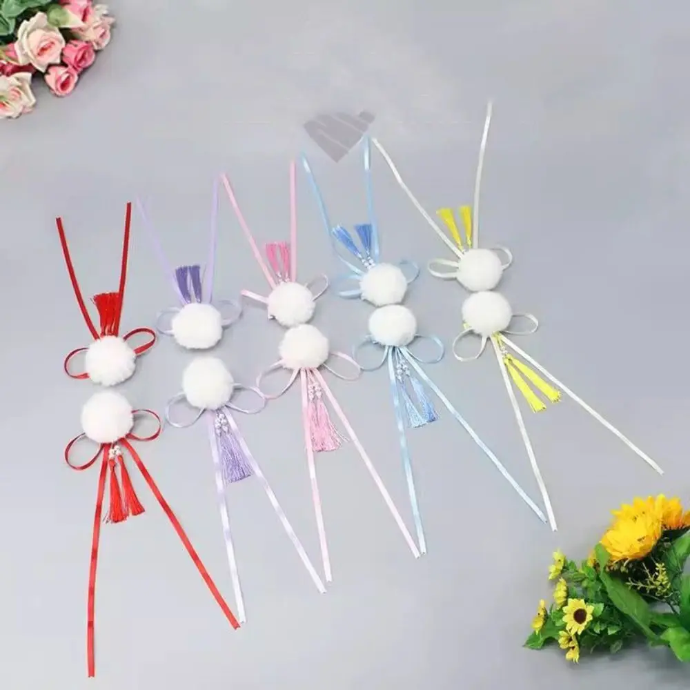 Тканевая заколка для волос Chun-Li в виде утконоса с кисточкой китайском стиле