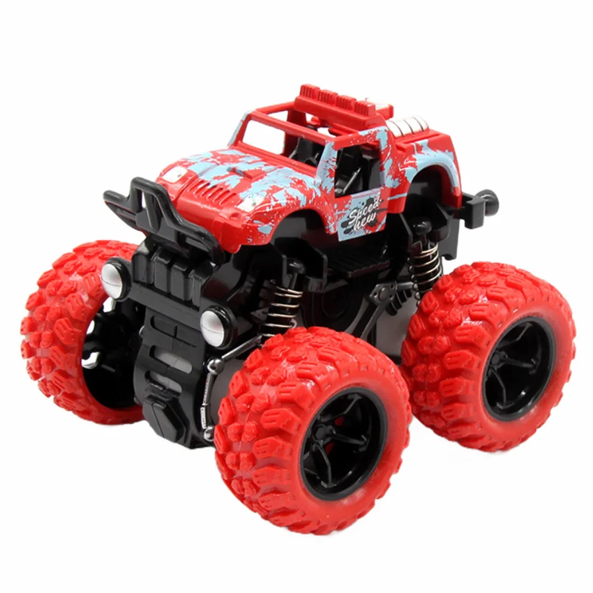 

Mini Inertial Off-Road Vehicle Pullback Children Toy Car Plastic Friction Stunt Car Juguetes Carro Kids Toys For Boys