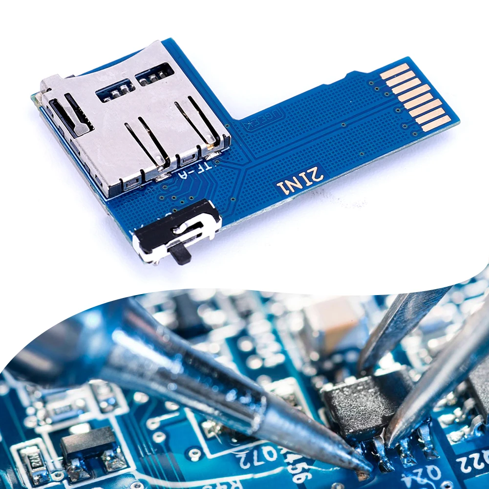 Фото 2-в-1 двойной системный коммутатор карты памяти Micro SD/TF, карта памяти Micro SD, двойной системный коммутатор для Raspberry Pi B + 2B 3B №4