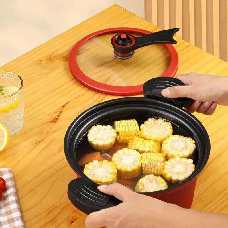 

Lid Soup Glass Pots Aluminum Alloy Frying Party Non Stick Pressure Cooker Large Noodles Ollas De Cocina Home Cookware Tableware