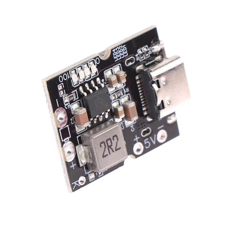 Фото USB Type-C 5В 2А Модуль повышающего преобразователя напряжения (Boost Converter) с LED-дисплеем для DIY зарядных устройств и аксессуаров для мобильных повербанков №5