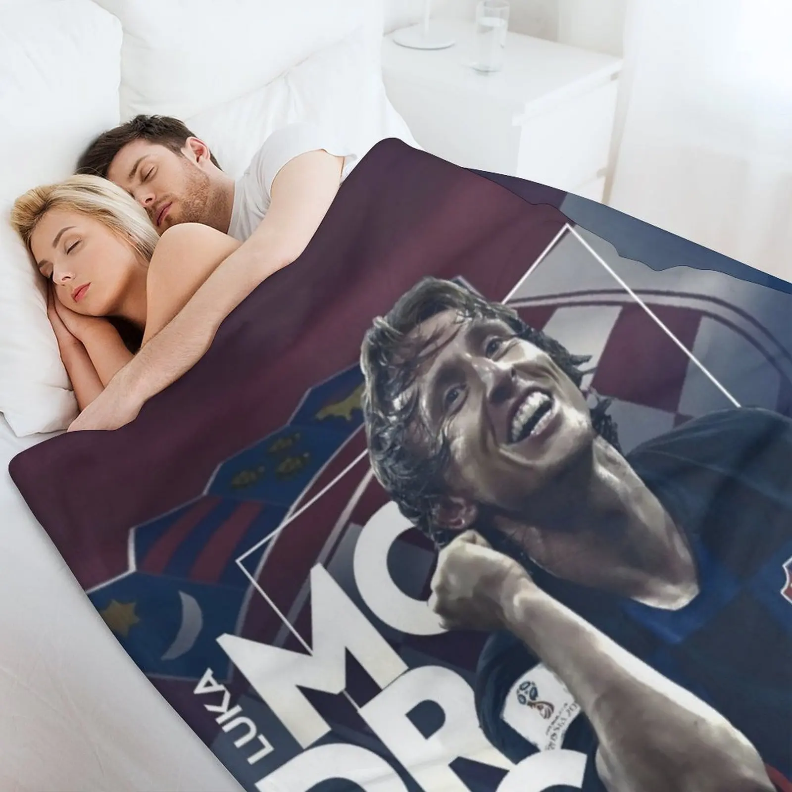 Одеяло Art Luka Modric Мягкие большие декоративные одеяла
