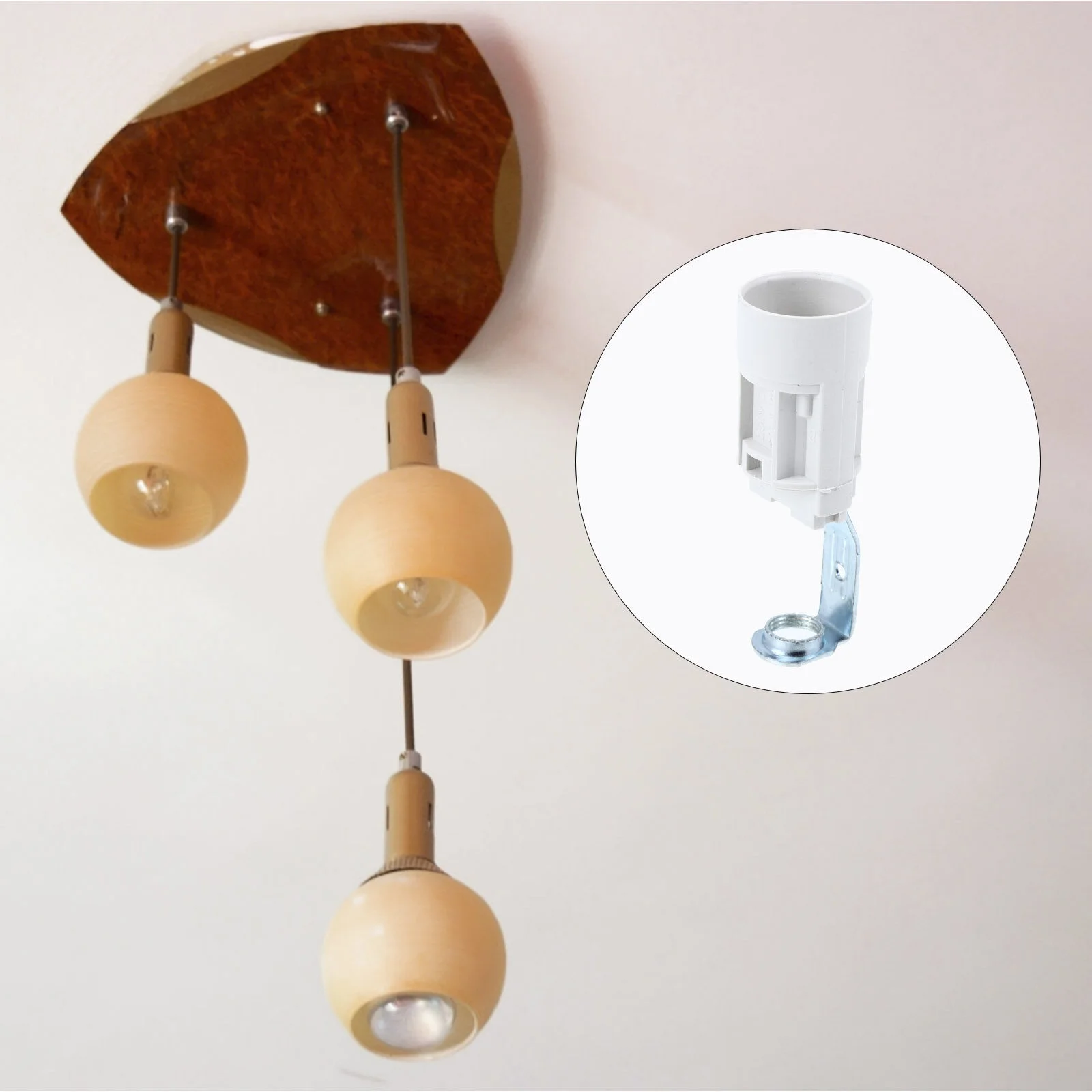 

5Pcs Lamp Holder E14 LED Water Hose Stand Sturdy Chandelier Sockets