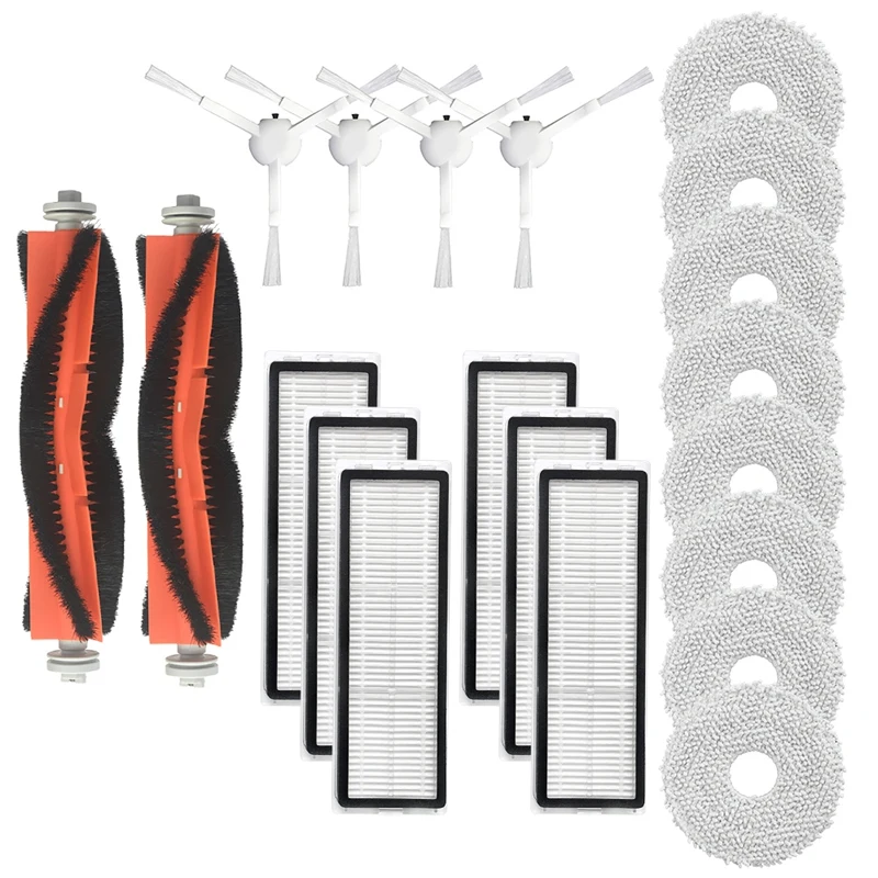 

For Mijia Sweeping Robot Main Brush Side Brush Filters Kit Accessories