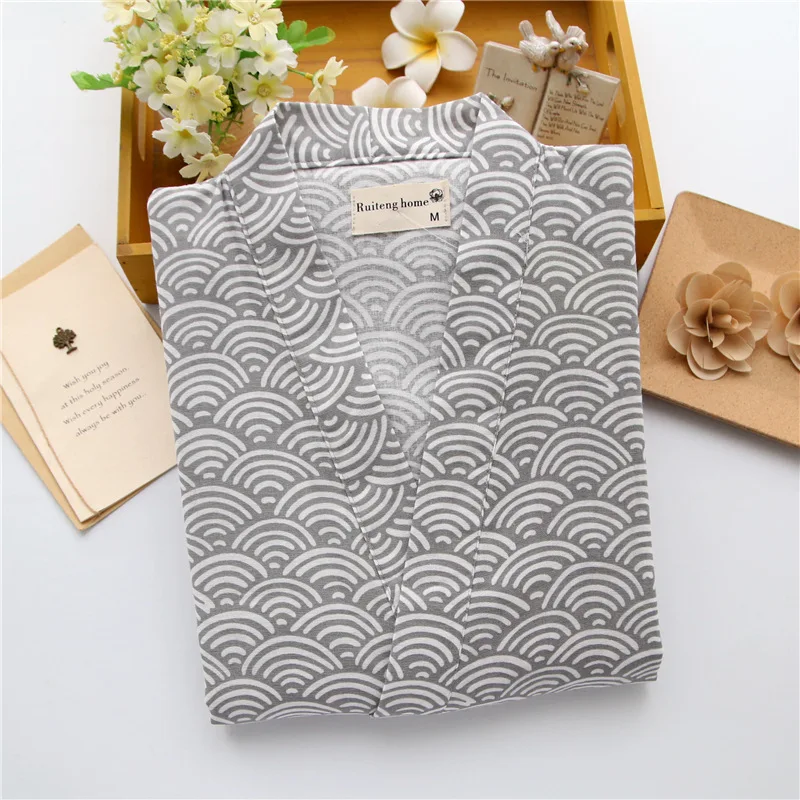 Pajamas Man Kimono Set Japanese Gown Men Designer Home Clothes Adult Sleepwear Pyjama Pants Sleeping Pants for Spring and Autumn