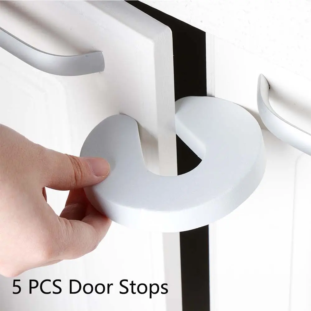 

C Shape Durable Baby Kids Children Protection Foam Security Gate Stopper Stopper Clip Door Stops Door clamp