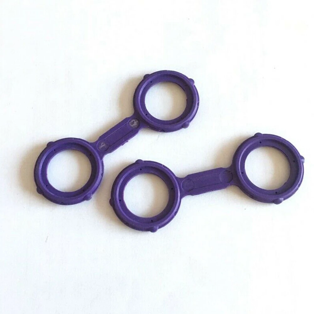 

2Pcs Durable Purple Rubber Oil Cooler Seal A6421880580 For Mercedes Easy Use Oil Cooler Seal Gasket Alternatives Universal